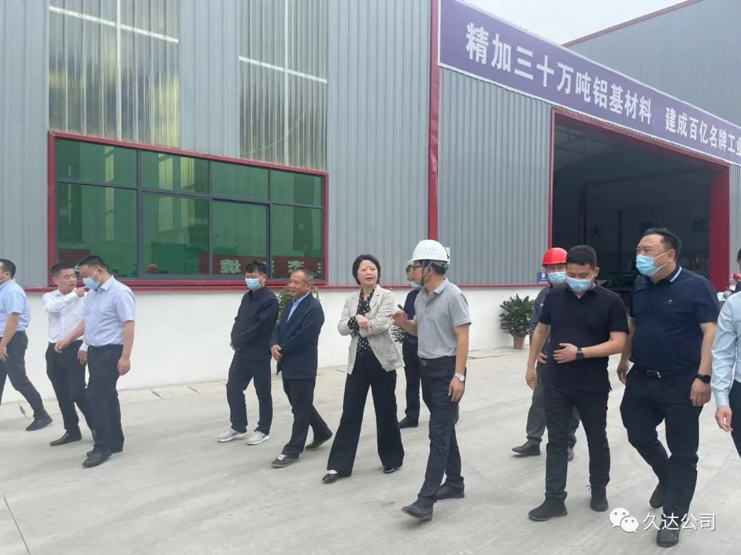 省經(jīng)信廳馮錦花副廳長調(diào)研久達新材