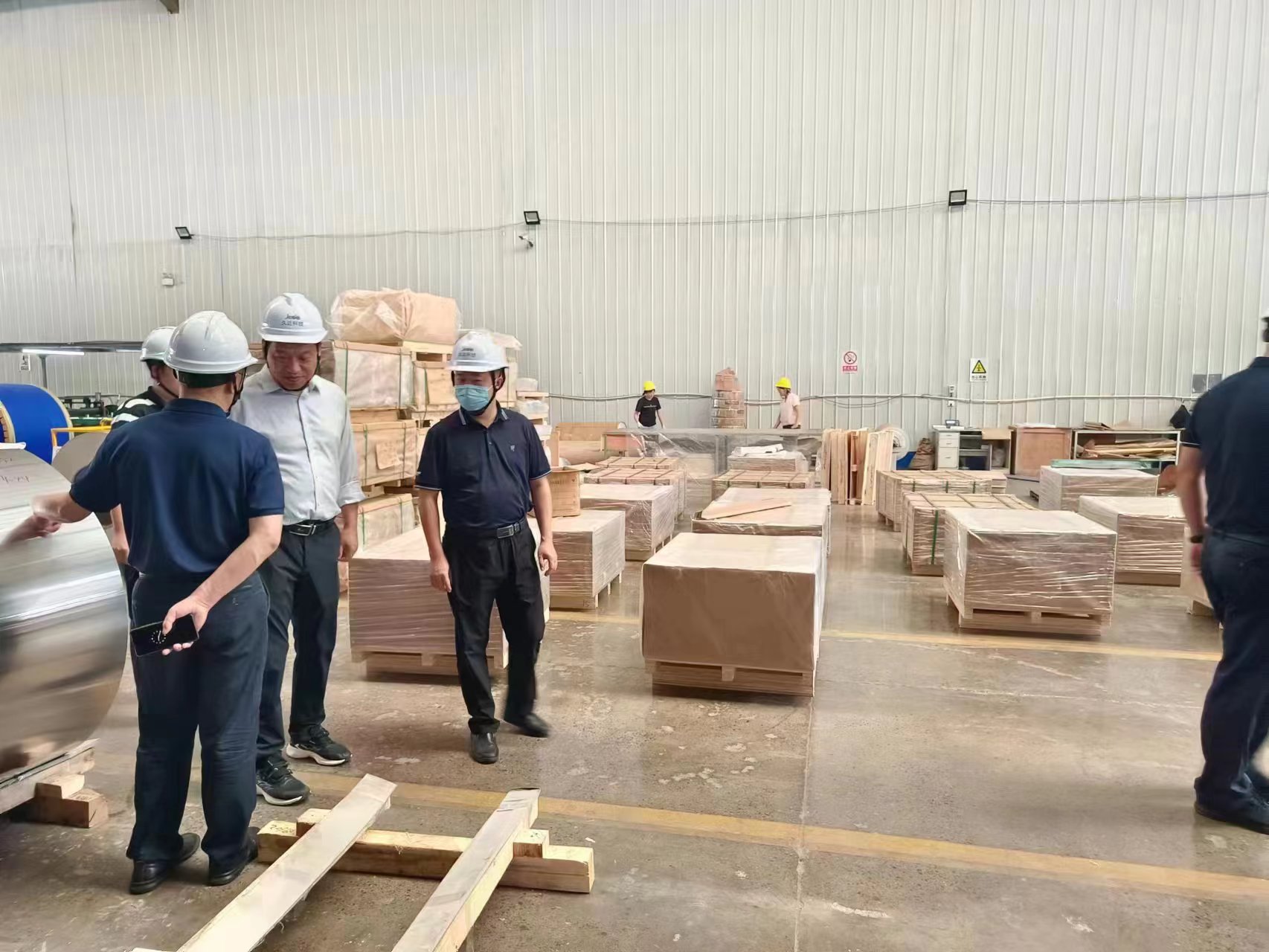 四川廣元市經濟開發區杜建蒞臨鄭州久達調研